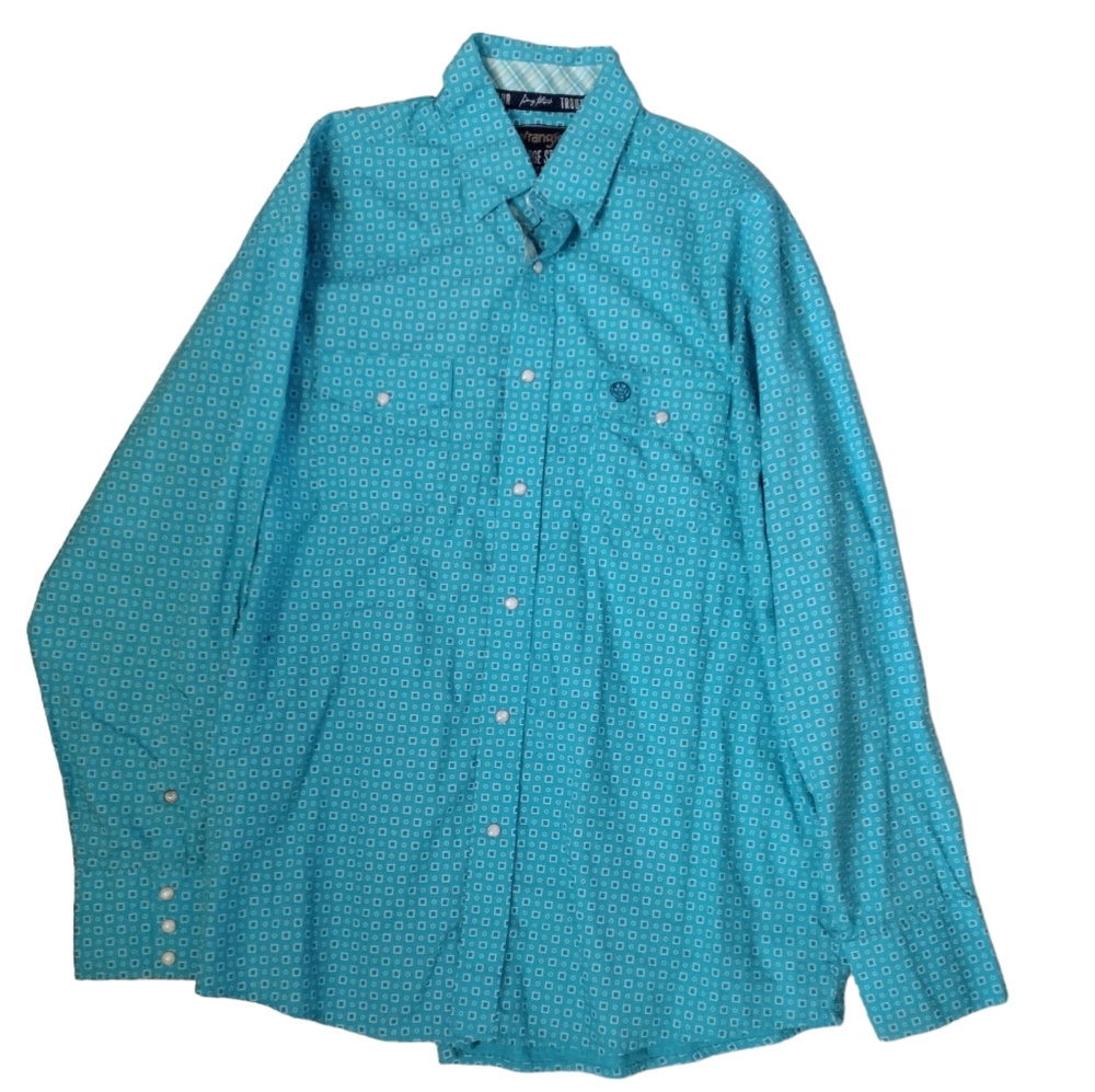 WRANGLER GEORGE STRAIT COLLECTION TROUBADOUR SNAP CLOSURE LONG SLEEVE SHIRT
